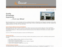 Tablet Screenshot of biocell.com