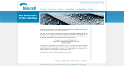 Desktop Screenshot of biocell.de