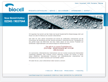 Tablet Screenshot of biocell.de